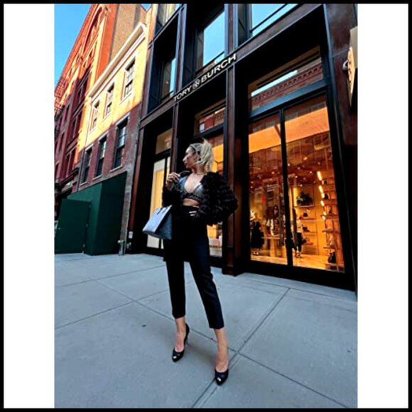 Faux Fur Open Front Cardigan Vintage Parka Shaggy Jacket Warm Coat Tops - Picture 4 of 7